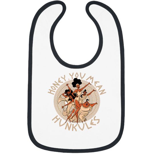 Disney Hercules Diva The Muses Honey You Mean Hunkules Retro 90s Bibs