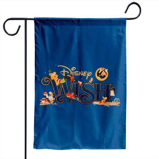 Disney Wish Cruise Garden Flags, Cruise Garden Flags , Disney cruise Garden Flags, Cruise family Garden Flags