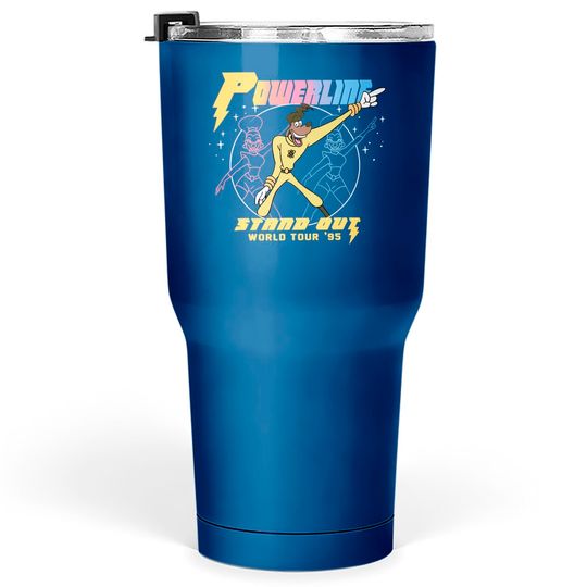 Disney A Goofy Movie Powerline World Tour 95 Retro 80s Tumblers 30 oz