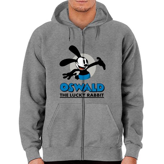 Disney Oswald the Lucky Rabbit Zip Hoodies, Sweatshirt, Hoodie, Disney Oswald Zip Hoodies
