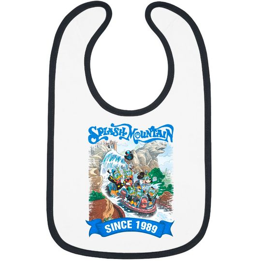 Disney Splash Mountain Vintage Bibs, Splash Mountain Bibs