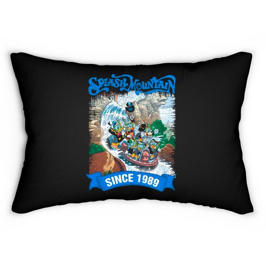 Disney Splash Mountain Vintage Lumbar Pillows, Splash Mountain Lumbar Pillows