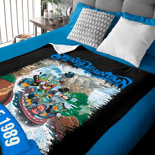 Disney Splash Mountain Vintage Baby Blankets, Splash Mountain Baby Blankets