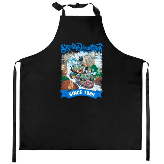 Disney Splash Mountain Vintage Kitchen Aprons, Splash Mountain Kitchen Aprons