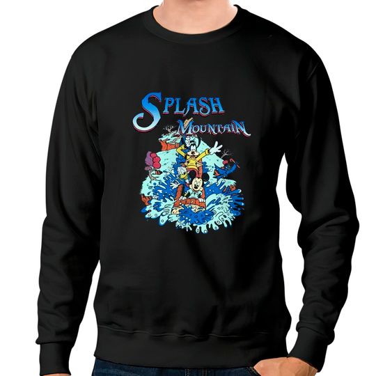 Retro Disney Splash Mountain Sweatshirts, Disney Splash Mountain Family Matching Sweatshirts, Disney Discovies Sweatshirts