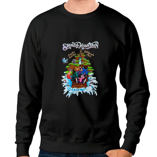 Splash Mountain Vintage Sweatshirts, Brer Bear, Brer Fox And Brer Rabbit, Disneyland Sweatshirts