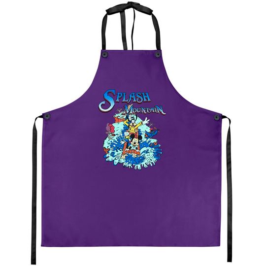 Retro Disney Splash Mountain Aprons, Disney Splash Mountain Family Matching Aprons, Disney Discovies Aprons
