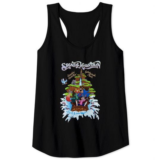 Splash Mountain Vintage Tank Tops, Brer Bear, Brer Fox And Brer Rabbit, Disneyland Tank Tops