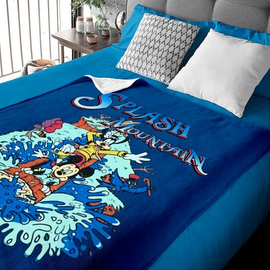 Retro Disney Splash Mountain Baby Blankets, Disney Splash Mountain Family Matching Baby Blankets, Disney Discovies Baby Blankets