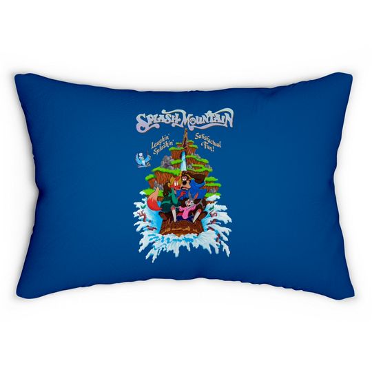 Splash Mountain Vintage Lumbar Pillows, Brer Bear, Brer Fox And Brer Rabbit, Disneyland Lumbar Pillows