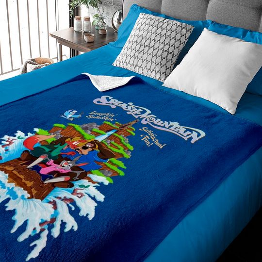 Splash Mountain Vintage Baby Blankets, Brer Bear, Brer Fox And Brer Rabbit, Disneyland Baby Blankets