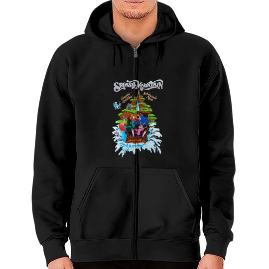 Splash Mountain Vintage Zip Hoodies, Brer Bear, Brer Fox And Brer Rabbit, Disneyland Zip Hoodies