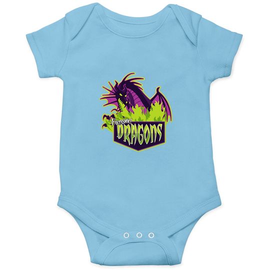 Disney Maleficent Fantasmic Dragon Onesies / Disney Villains Onesies