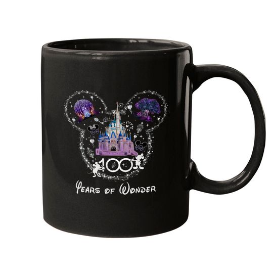 Disney 100 Years of Wonder Mugs, Disney 100th Anniversary Mugs, Disney Trip 2023 Mugs