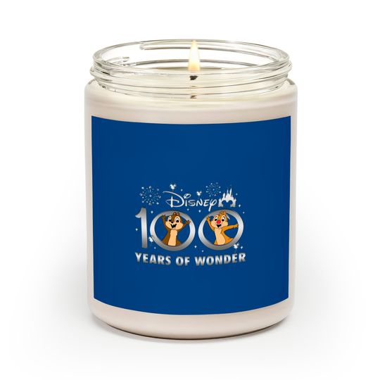 Chip And Dale Scented Candles, Disney 100 Years of Wonder Scented Candles, Disney Vacation Scented Candles