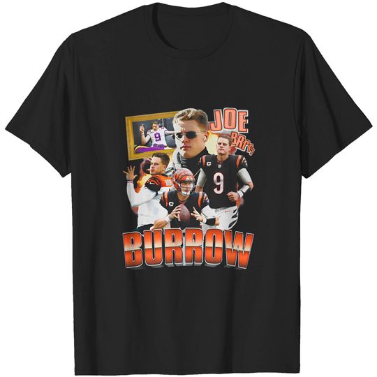 Joe Burrow Vintage 90s Shirt, Joe Burrow T-Shirt, Joe Burrow 2023 Football Shirt