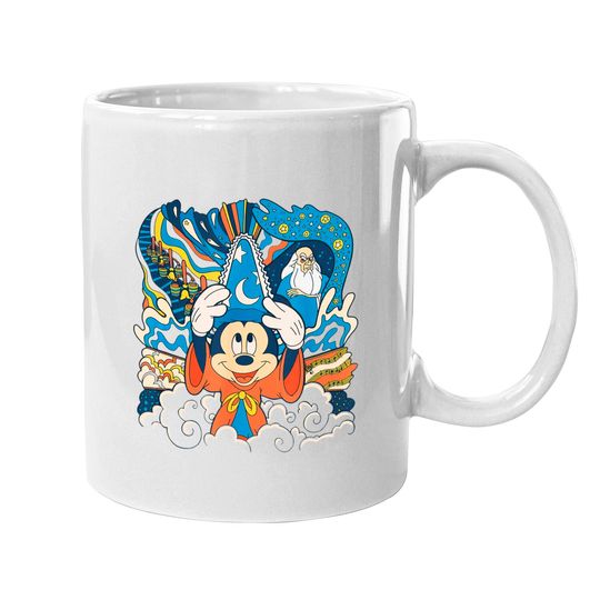 Disney Fantasia Sorcerer Mickey Stay Magical Mugs, Fantasmic Disney's Hollywood Studios Mugs