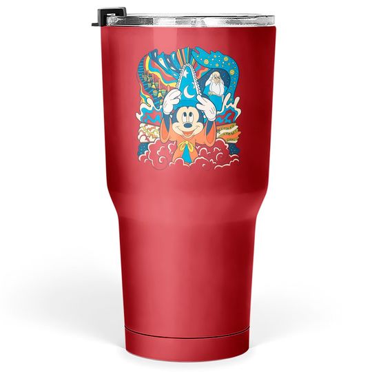 Disney Fantasia Sorcerer Mickey Stay Magical Tumblers 30 oz, Fantasmic Disney's Hollywood Studios Tumblers 30 oz