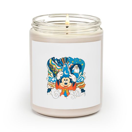 Disney Fantasia Sorcerer Mickey Stay Magical Scented Candles, Fantasmic Disney's Hollywood Studios Scented Candles