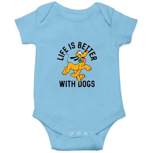 Disney Pluto Life Is Better With Dogs, Mickey And Friends, Disneyland Family Trip Vacation Gift
