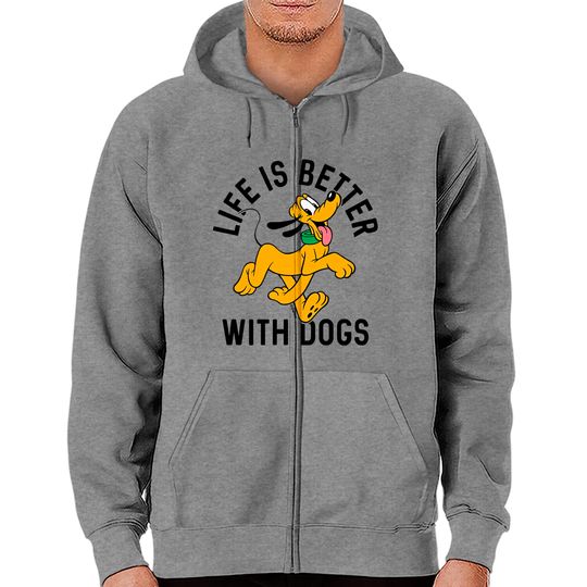 Disney Pluto Life Is Better With Dogs, Mickey And Friends, Disneyland Family Trip Vacation Gift