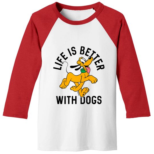 Disney Pluto Life Is Better With Dogs, Mickey And Friends, Disneyland Family Trip Vacation Gift