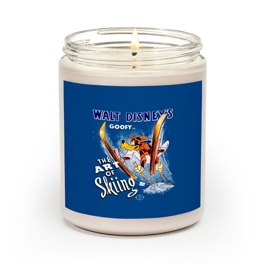 Disney Goofy In The Art Of Skiing Classic Premium Scented Candles, Magic Kingdom Unisex Scented Candles