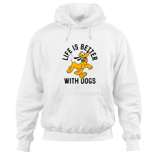 Disney Pluto Life Is Better With Dogs, Mickey And Friends, Disneyland Family Trip Vacation Gift