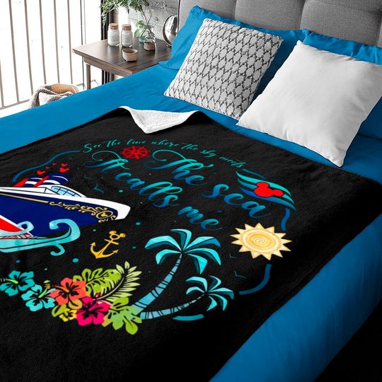 Moana Cruise Baby Blankets, Disney Cruise Baby Blankets, Disney Family Cruise