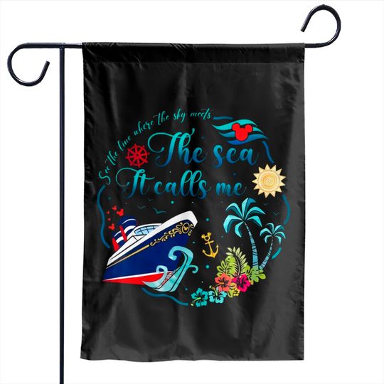 Moana Cruise Garden Flags, Disney Cruise Garden Flags, Disney Family Cruise