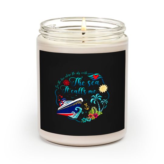 Moana Cruise Scented Candles, Disney Cruise Scented Candles, Disney Family Cruise