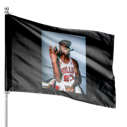 Michael Jordan 3 Peat Cigar House Flags