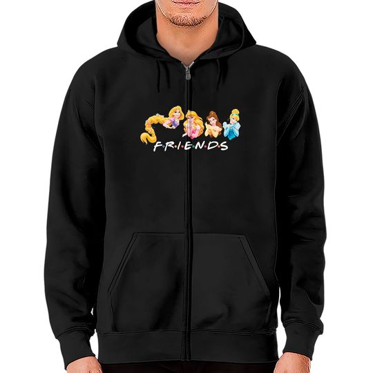 Disney Princess Friends Zip Hoodies, Disney Princess
