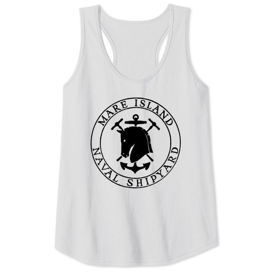 Discover Mare Island Naval Shipyard Logo Tank Tops