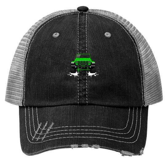 [ JEEP JL] GREEN - Jeep - Trucker Hats