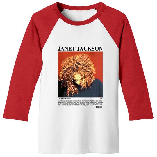 Old Navy Janet Jackson The Velvet Rope Baseball Tees
