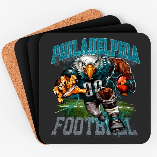 Vintage Philadelphia Football Coasters