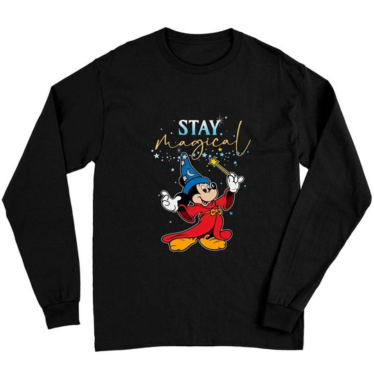 Disney Fantasia Sorcerer Mickey Stay Magical Long Sleeves, Fantasmic Disney's Hollywood Studios Long Sleeves