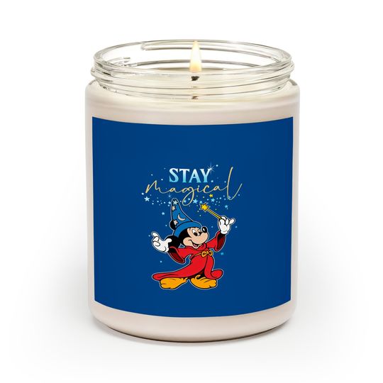 Disney Fantasia Sorcerer Mickey Stay Magical Scented Candles, Fantasmic Disney's Hollywood Studios Scented Candles