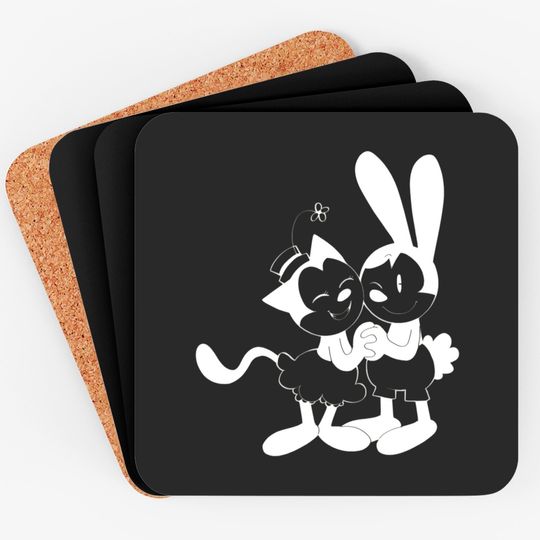 Disney Coasters, Oswald the Lucky Rabbit, Oswald and Ortensia Coasters