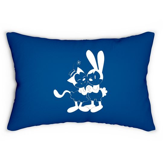 Disney Lumbar Pillows, Oswald the Lucky Rabbit, Oswald and Ortensia Lumbar Pillows