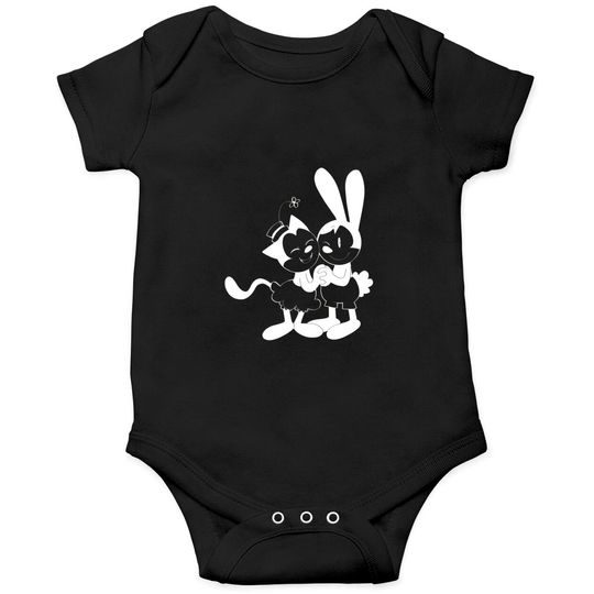 Disney Onesies, Oswald the Lucky Rabbit, Oswald and Ortensia Onesies
