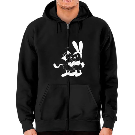 Disney Zip Hoodies, Oswald the Lucky Rabbit, Oswald and Ortensia Zip Hoodies