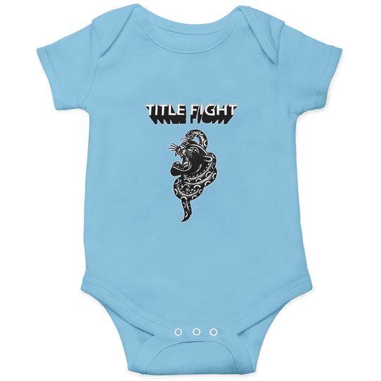 Title Fight Floral Green Onesies Band Merchandise Retro Style Unisex Onesies
