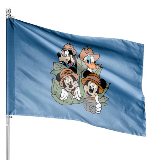 Mickey & Friends Animal Kingdom House Flags | Disney House Flags