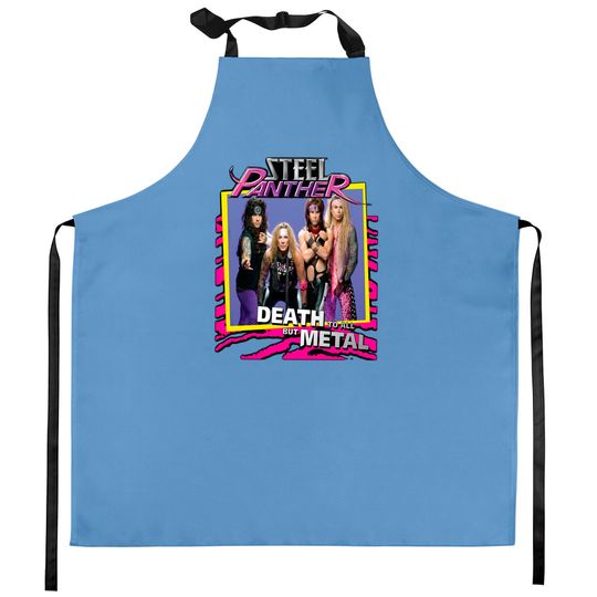 Vintage Steel Panther Kitchen Aprons, Steel Panther Tour, Steel Panther Concert, 2023 Rock Tour Kitchen Aprons