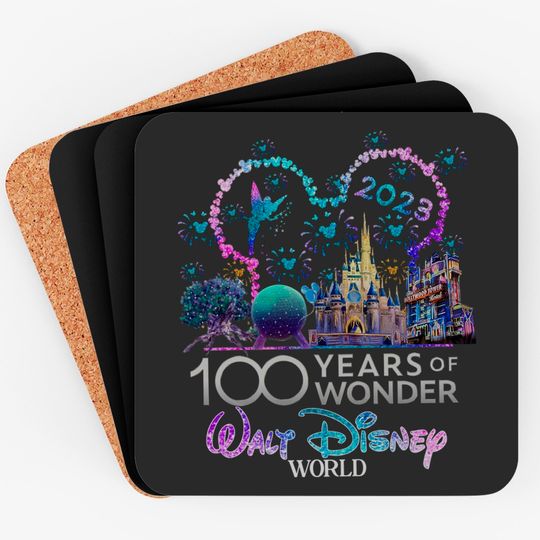 Disney 100 Years of Wonders Coasters, Disney 100th Anniversary Coasters