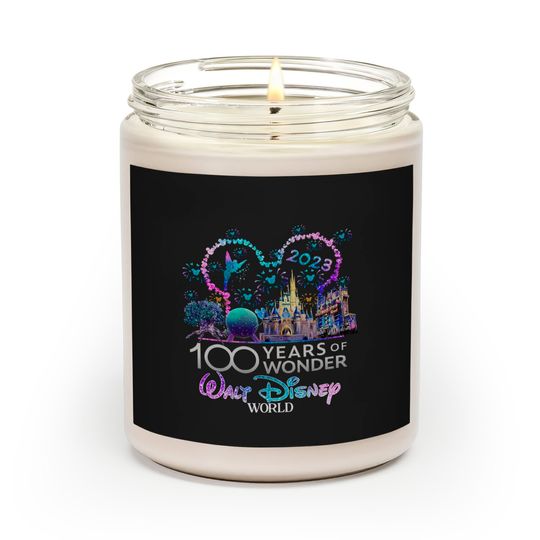 Disney 100 Years of Wonders Scented Candles, Disney 100th Anniversary Scented Candles