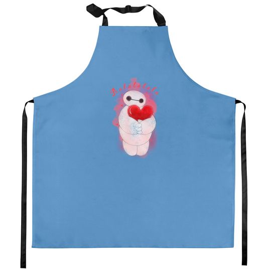 Ba La La La Baymax Disney Valentine Kitchen Aprons, Baymax Disney Sweatshirt