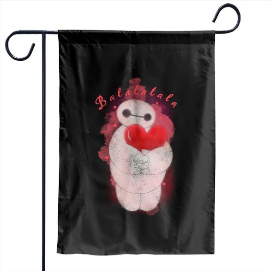 Ba La La La Baymax Disney Valentine Garden Flags, Baymax Disney Sweatshirt